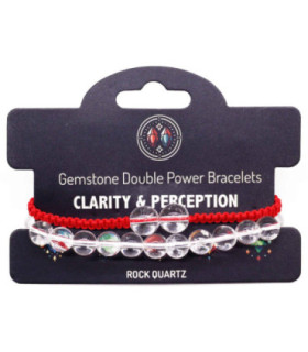 Bracelets en quartz rocheux - Clarté et croissance spirituelle