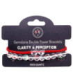 Gemstone Double Power Bracelets- Rock Quartz