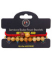 Bracelets de pierres précieuses à double pouvoir - Aventurine jaune