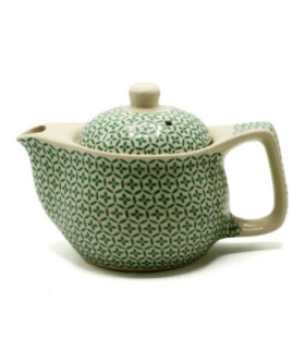 Small Herbal Teapot - Green Mosaic: A Stylish Addition to Your Collection