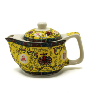 Petite Herbal Teapot - Long Life Oriental Design | Eco-friendly Brewing