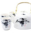 Herbal Teapot Set - White Stone Oriental