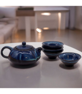 Elegant Ceramic Teapot and Cup Set for Tea Lovers