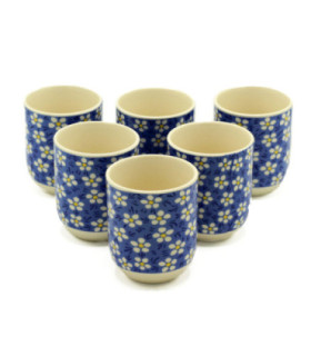Herbal Tea Cups: Captivating Tea Encounters with Blue Daisy Designs