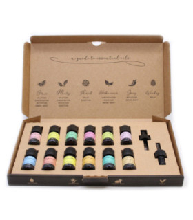 Ancient Wisdom Aromatherapy Essential Oil Set for Home and Mind