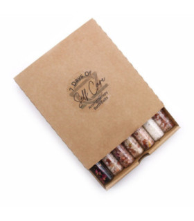 7-Vial Bath Salt Gift Pack: Elevate Bathing Rituals