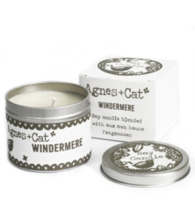 Bougies en étain de 200 ml - Windermere : Écologique, végétalien, 100 % naturel