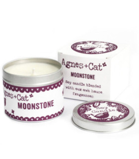 200 ml Moonstone Tin Candles: Eco-friendly, 100% Natural & Vegan