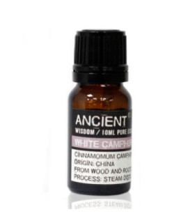 Essential White Camphor Oil - Fresh, Woody Aroma & Respiratory Relief