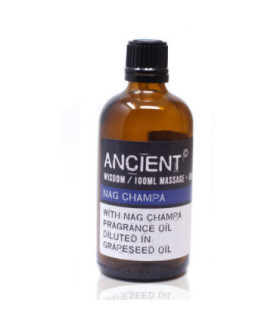 Huile de massage Nag Champa Premium - Ancient Wisdom Quality