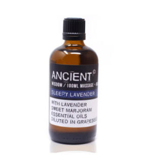 Sleepy Lavender Massage Oil - Blended in Grape Seed Oil