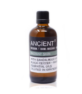Premium Sandalwood Glow Massage Oil | Ancient Wisdom Quality