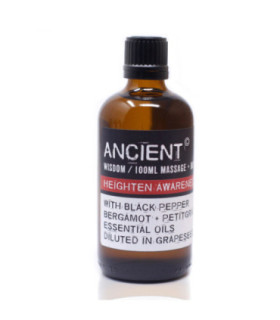 Premium Heighten Awareness Massage Oil | Ancient Wisdom Quality
