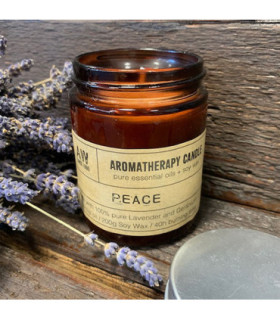 Aromatherapy Candle - Peace | Pure Essential Oils & Soy Wax