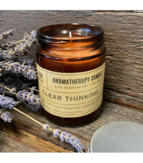 Aromatherapy Candle - Clear Thinking | Pure Essential Oils & Soy Wax