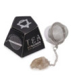 Passoire à thé en cristal brut - Quartz fumé
