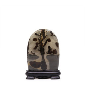 Arch-shaped Guohua Picture Stone - Nature's Elegant Masterpiece