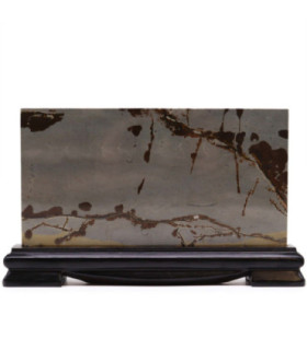 Grand paysage Guohua Picture Stone : Un testament pour les œuvres d'art naturelles